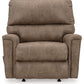 Navi - Fossil - Rocker Recliner - Faux Leather