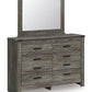 Frandern - Bookcase Panel Bedroom Set With Storage