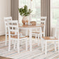 Gesthaven - Round Dining Room Drop Leaf Table Set