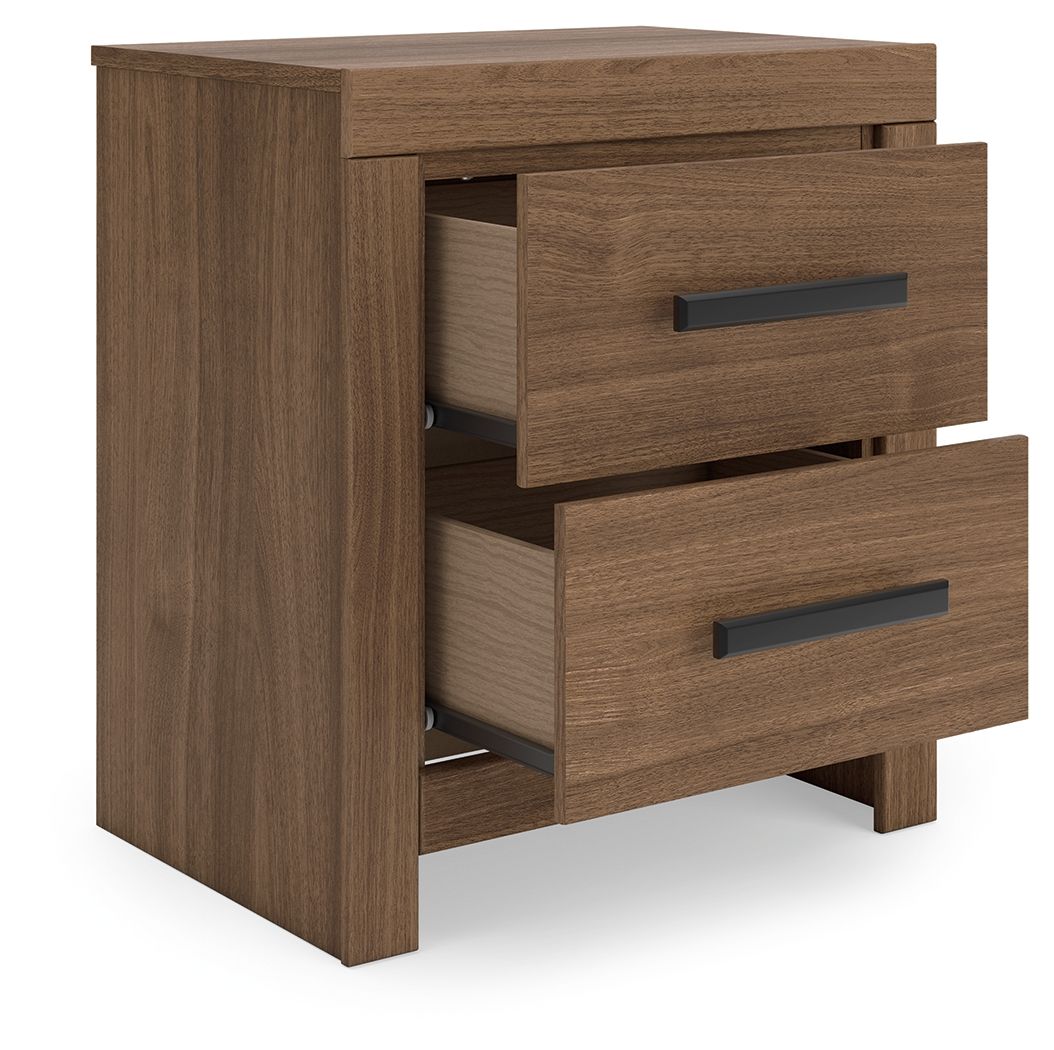 Broachmyn - Two Drawer Night Stand - Fraser Furniture & Mattresses