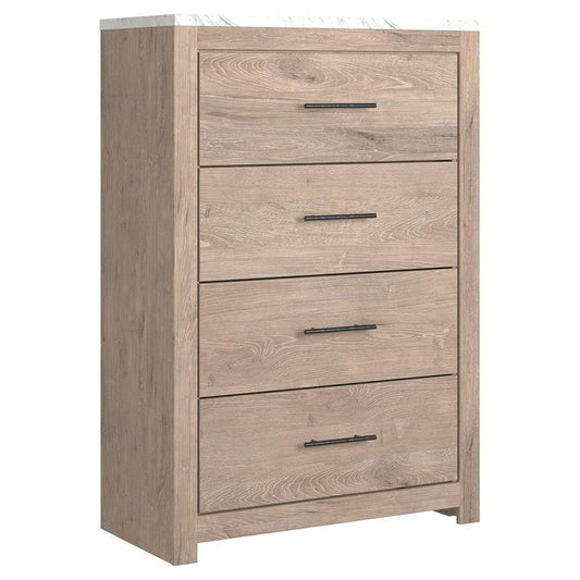 Senniberg - Light Brown - Four Drawer Chest