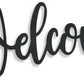 Emalee - Black - Wall Decor - Welcome