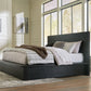 Londer - Black - King Panel Bed