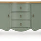 Actonville - Accent Cabinet - Antique Green