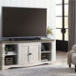 Havalance - Extra Large TV Stand - 2 Doors - Brown / Beige - Fraser Furniture & Mattresses
