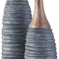 Blayze - Antique Gray / Brown - Vase Set (Set of 2)