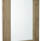 Waltleigh - Accent Mirror - Distressed Brown