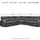 Samperstone - Power Reclining Sectional