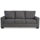 Rannis - Pewter - Queen Sofa Sleeper - Fabric