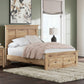 Makidern - Panel Storage Bed With Storage Footboard