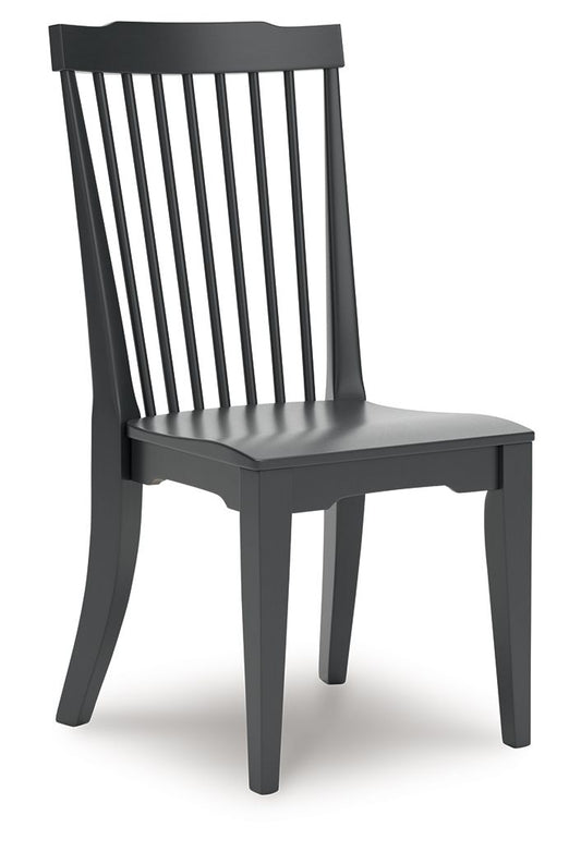 Brenkerton - Black - Dining Room Side Chair (Set of 2)