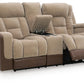 Mixed Motion - Power Reclining Loveseat With Console / Adjustable Headrest