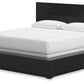 Londer - Black - California King Panel Bed