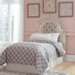 Realyn - Twin UPH Panel Headboard - Chipped White