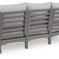 Cove Beach - Sofa With Cushion - Gray