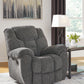 Foreside - Charcoal - Rocker Recliner - Fabric