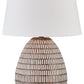 Darrich - Metal Table Lamp - Beige / White