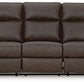 Lavenhorne - Rec Sofa W/Drop Down Table - Granite