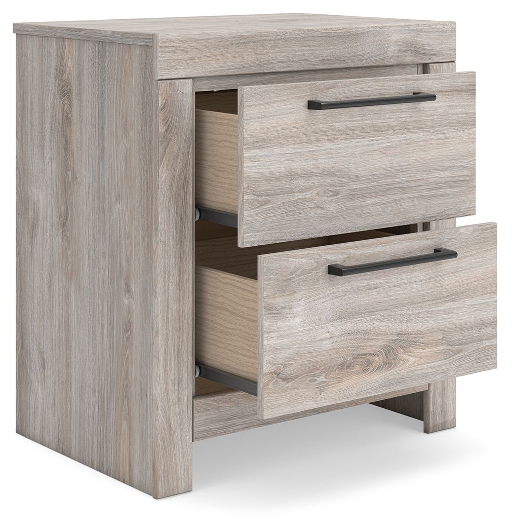 Broachmyn - Two Drawer Night Stand - Fraser Furniture & Mattresses