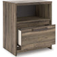 Elbrim - Brown - One Drawer Night Stand