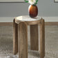 Gavrilley - Gray / White / Brown - Accent Table