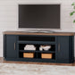 Landocken - Brown / Blue - Xl TV Stand W/Fireplace Option