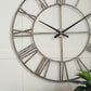 Paquita - Wall Clock - Antique Silver