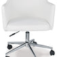 Baraga - White - Home Office Swivel Desk Chair