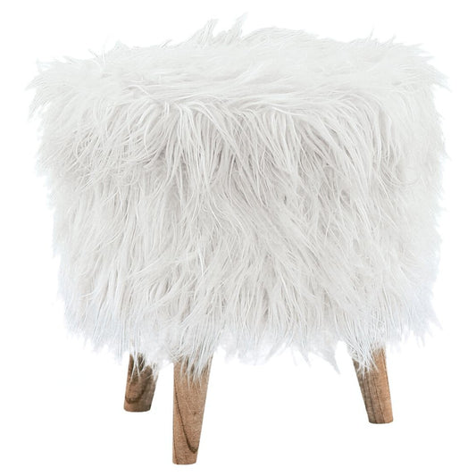 Elson - White - Storage Ottoman