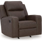 Lavenhorne - Granite - Rocker Recliner - Faux Leather