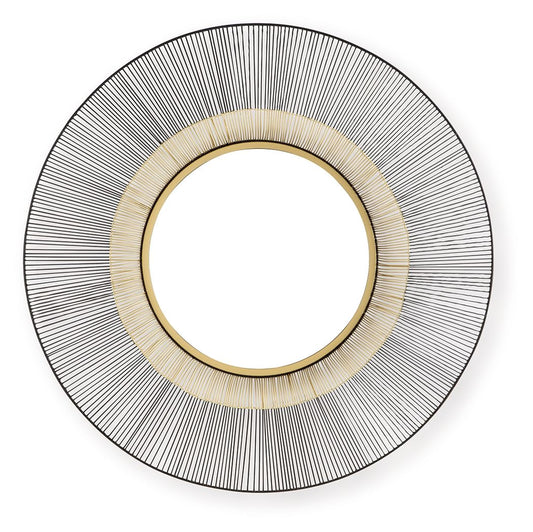 Dallmen - Black / Gold Finish - Accent Mirror