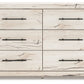 Lawroy - Light Natural - Six Drawer Dresser