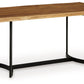 Fortmaine - Brown / Black - Rectangular Dining Room Table