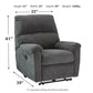 Mcteer - Dark Gray - Power Recliner