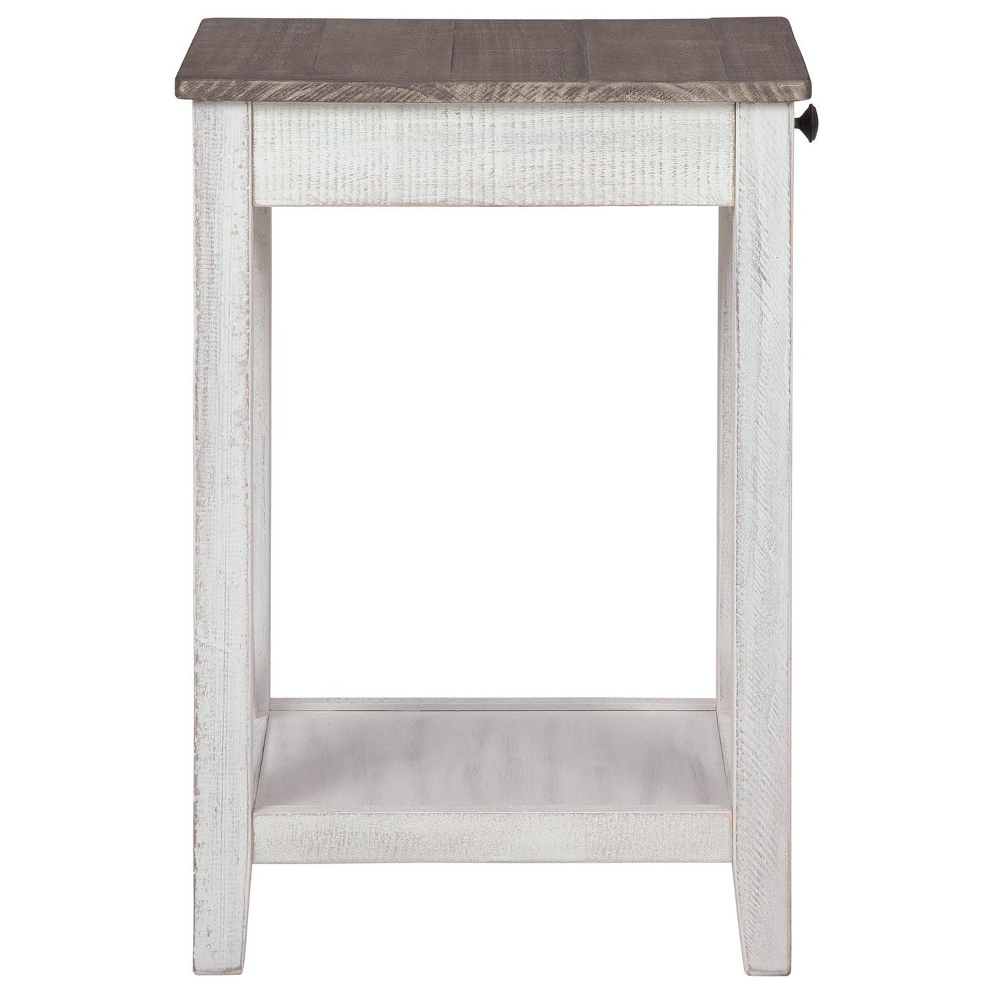 Adalane - White / Gray - Accent Table