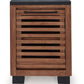 Kallari - Chair Side End Table - Warm Brown / Black