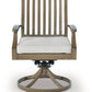 Rainier Ranch - Brown / Beige - Swivel Chair With Cushion (Set of 2)