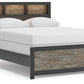 Broachmyn - Lighted Bookcase Panel Bed