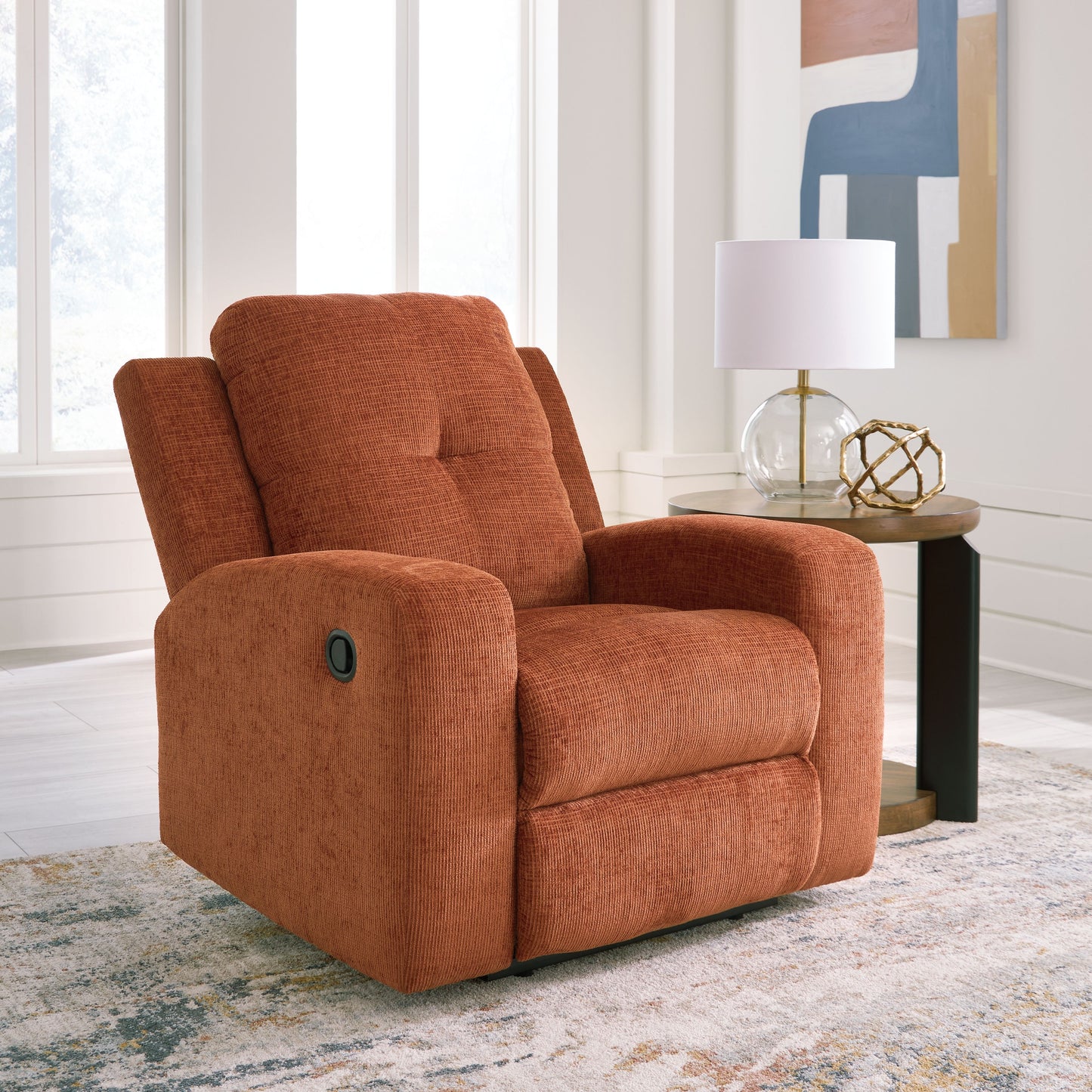 Danum - Spice - Zero Wall Recliner - Fabric