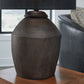 Naareman - Metallic Black - Terracotta Table Lamp