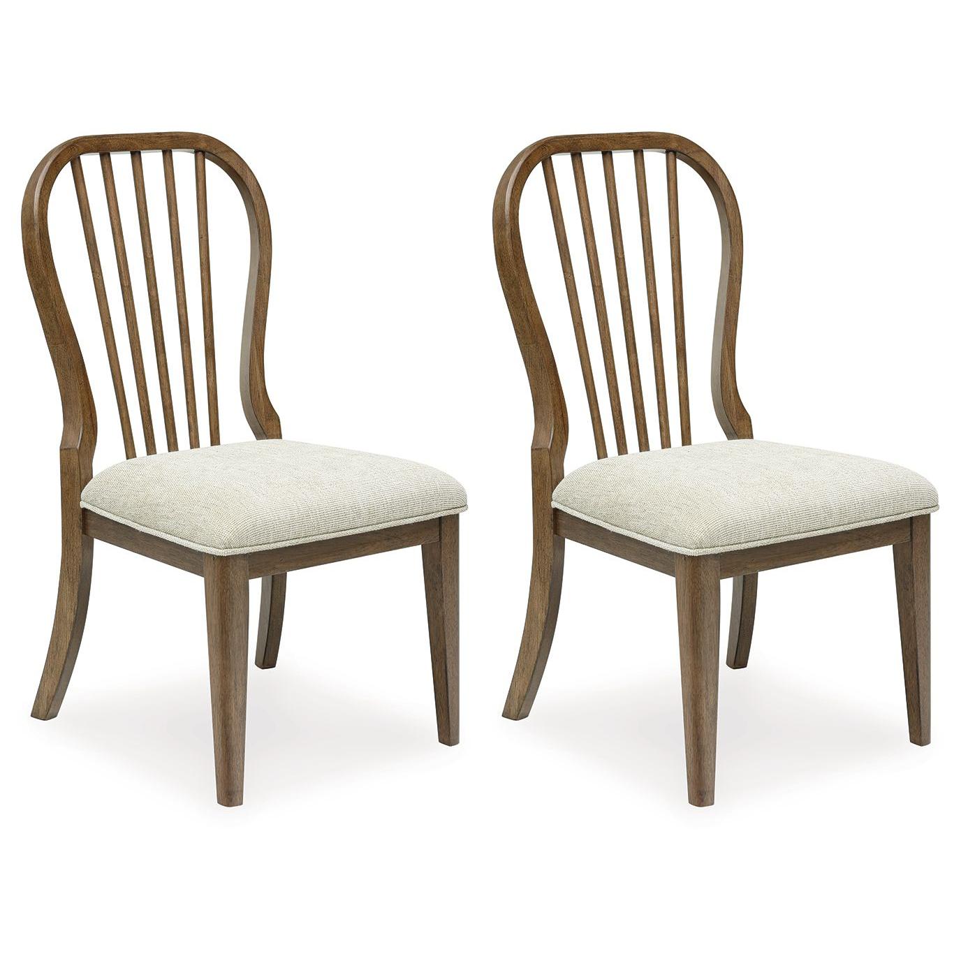 Sturlayne - Brown - Dining Upholstered Side Chair (Set of 2) - Spindleback