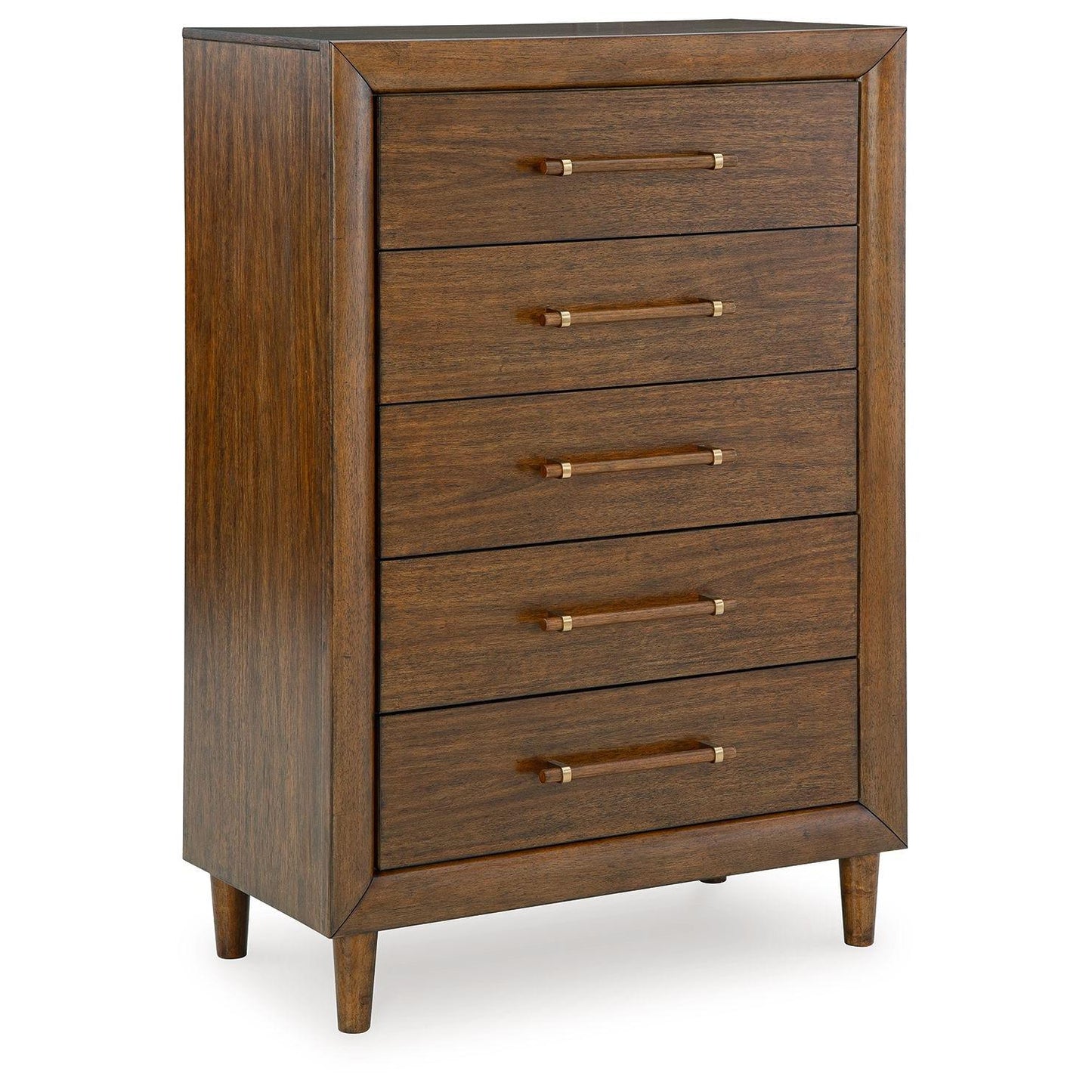 Lyncott - Brown - Five Drawer Chest
