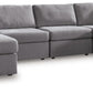 Modmax - U-Shaped Sectional - Granite