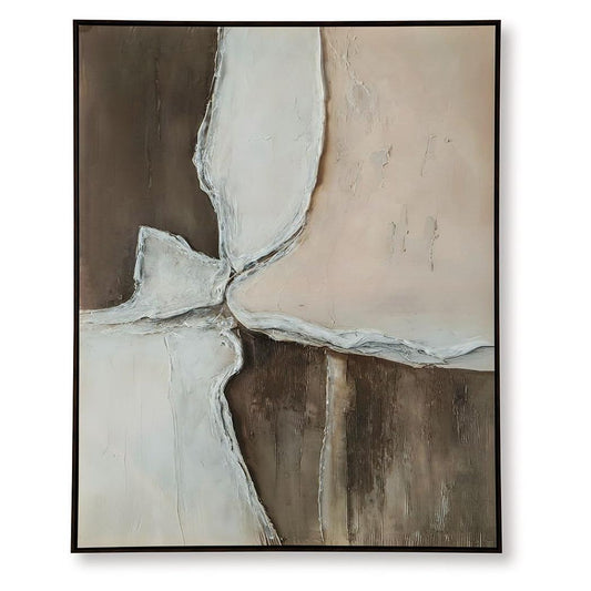 Junward - Brown / Tan / White - Wall Art