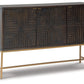 Elinmore - Accent Cabinet - Brown / Gold Finish