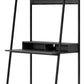 Yarlow - Black - Home Office Desk And Shelf