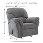 Allmaxx - Pewter - Rocker Recliner