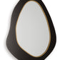 Kierlock - Black / Gold Finish - Accent Mirror