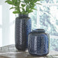 Marenda - Navy Blue - Vase Set (Set of 2)