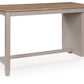 Harperfeld - Rectangular Dining Room Counter Table - Natural / Gray